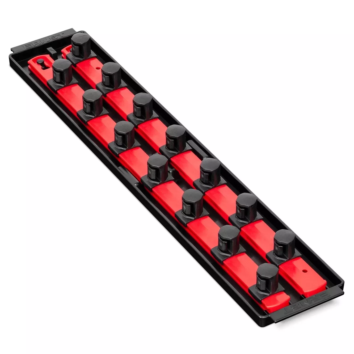 Ernst 8458 SOCKET BOSS 2-Rail Socket Tray w/ 3/4" Twist-Lock Clips