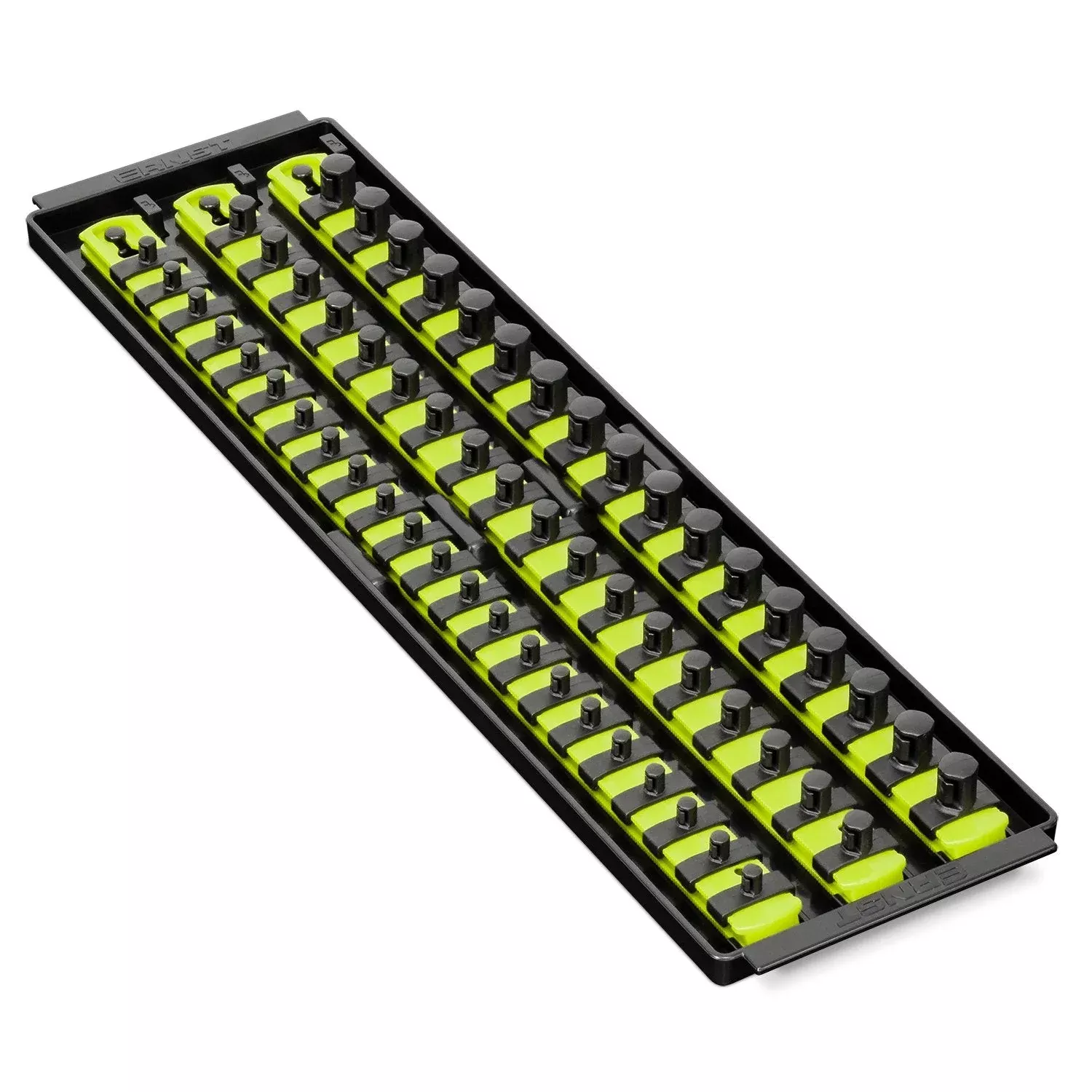 Ernst 8460HV High Viz SOCKET BOSS 3-Rail Universal Socket Tray w/ Twist-Lock Clips