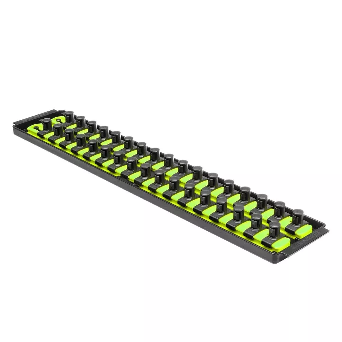Ernst 8463HV HI-VIZ SOCKET BOSS 1/2" 2-Rail Universal Socket Tray w/ Twist-Lock