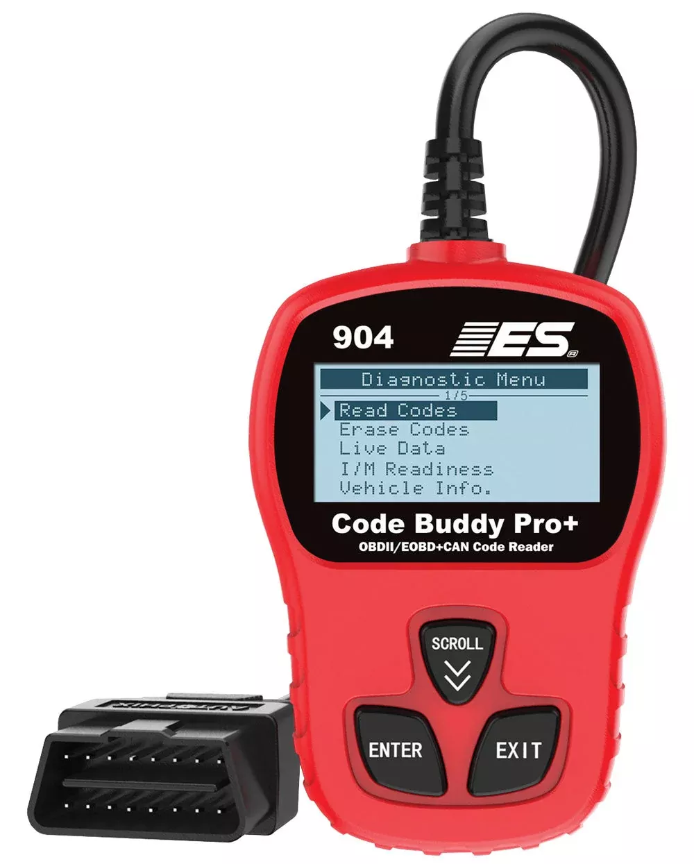 ESI 904 Code Buddy Pro+ OBDII Code Scanner w/ Live Data & Diagnostic Monitors