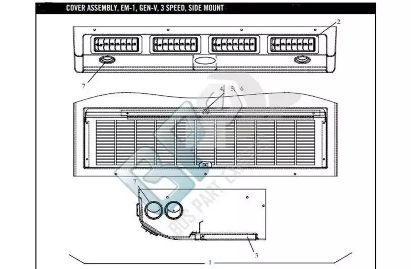 (ETA IS 11-12 WEEKS) EM101-61EM-1 EVAPORATOR SIDE MOUNT