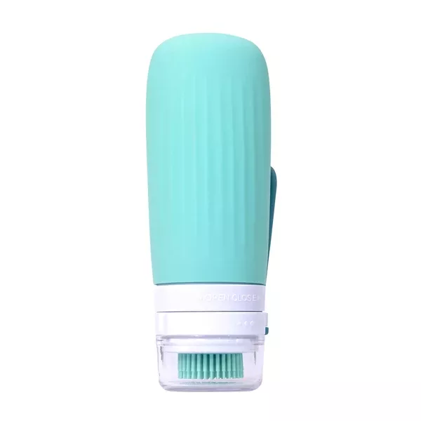 Eurow Luxe BPA-Free Refillable & Squeezable Silicone Brush Bottle with Hanging Loop, 100 ml