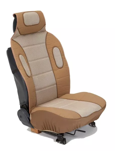 Eurow Sideless Sport Mesh Seat Cover (Tan, 2-Pack)