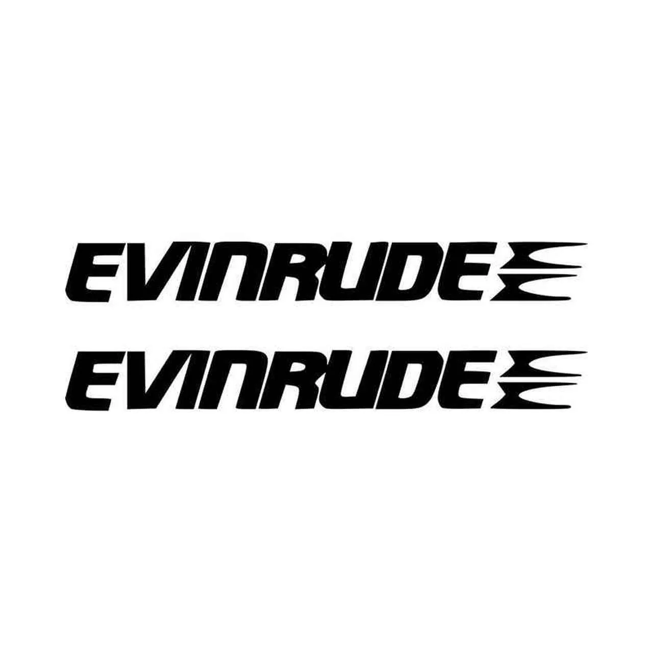 ” Evinrude ” Boat Outboard Yacht Decals (2PC) – OEM New Oracle