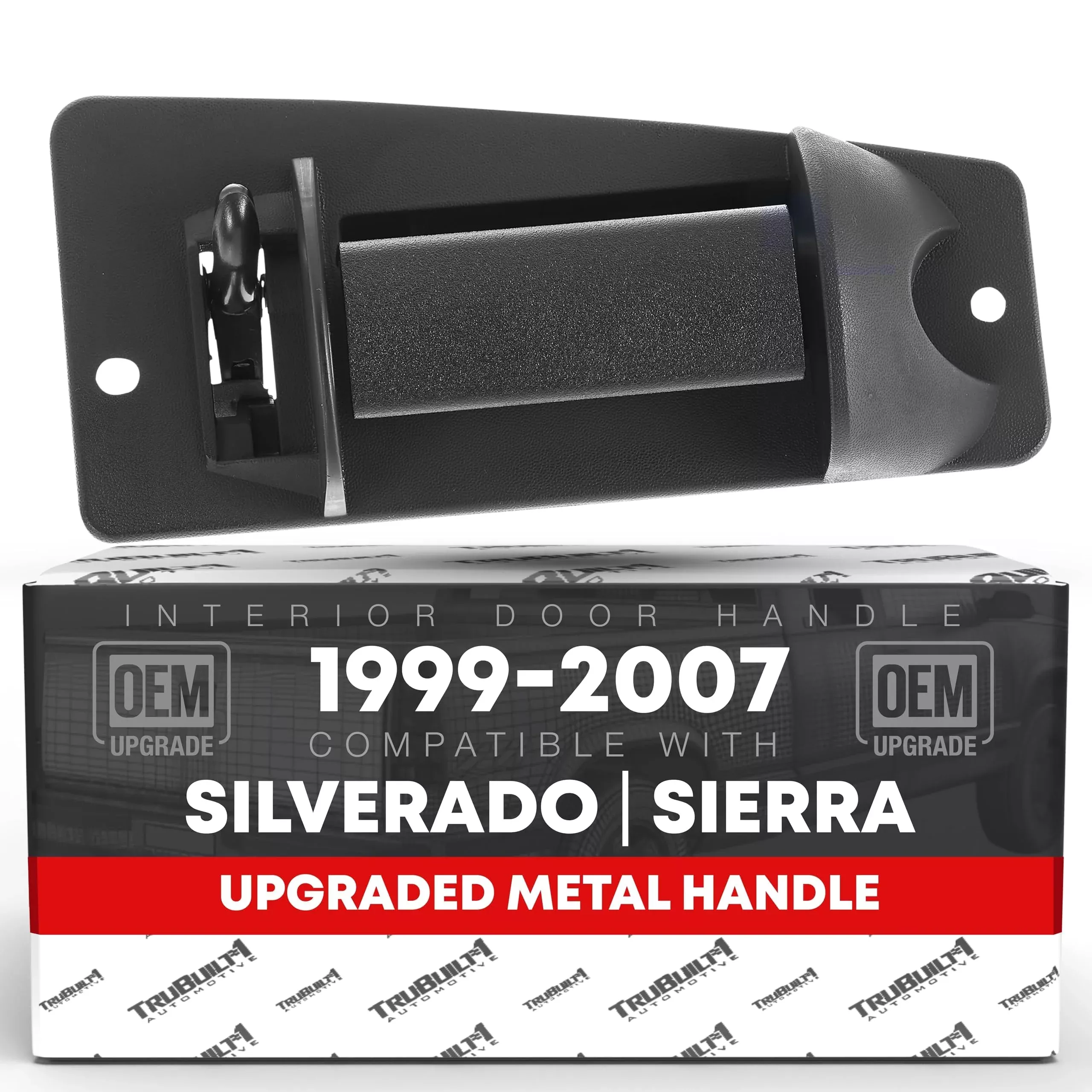 Extended Cab Door Handle, Upgraded Metal, Rear Passenger Door Handle Compatible with 1999-2007 Chevrolet Silverado 1500 2500; 99-07 GMC Sierra 1500 2500, 01-07 Sierra Silverado 3500, 15758171- Metal - Right Side Ext Cab Handle (Metal)