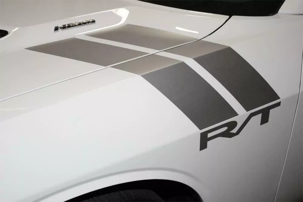 ” Fender Race Stripes ” Fits Challenger Charger RT (Set of 2) – OEM New Oracle