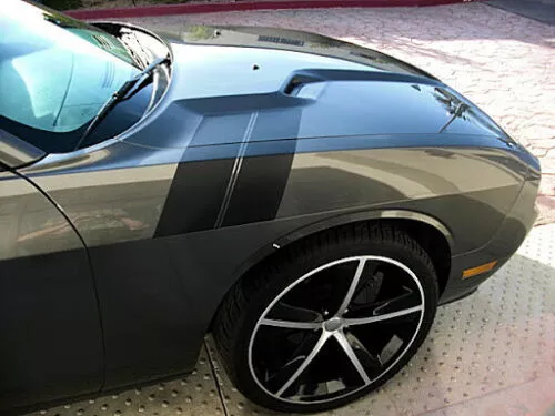 ” Fender Race Stripes ” Fits Mustang Challenger (Both Side) – OEM New Oracle