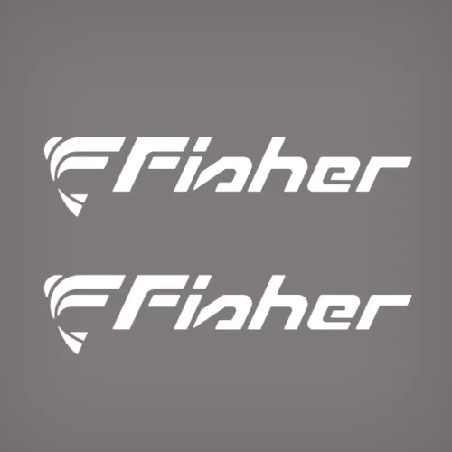 ” Fisher ” Boat Marine Decals (Set of 2) – OEM New Oracle