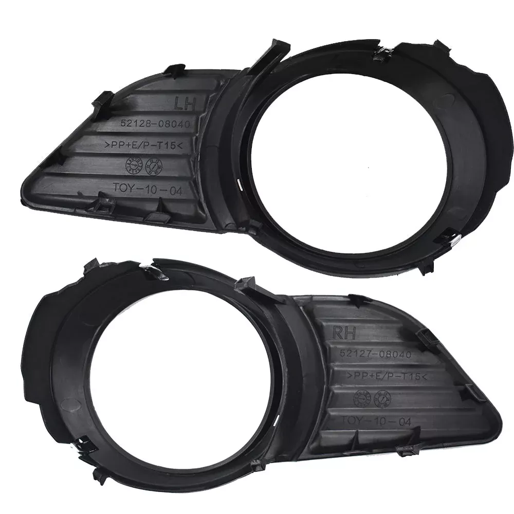 Front Fog Light Lamps Frame Cover Trim For 2011-2015 Toyota Sienna XLE LE New