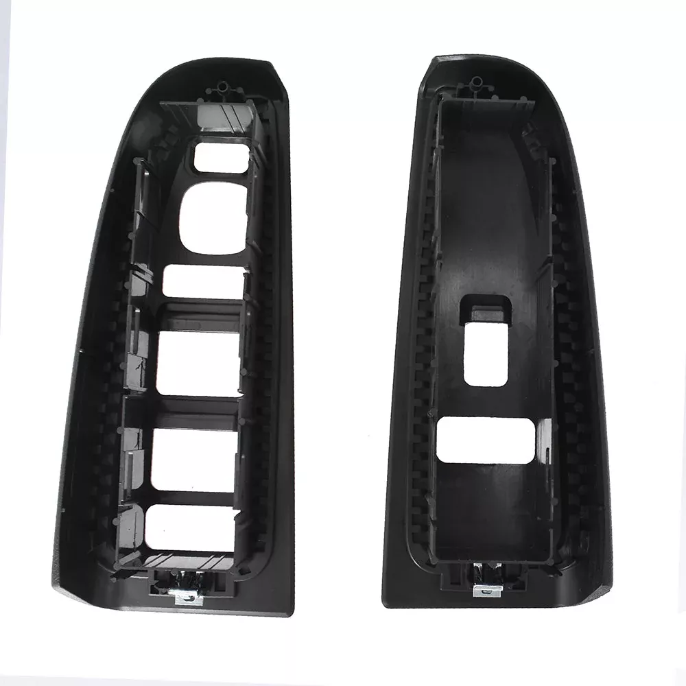 Front Window Switch Trim Bezel Fit For 2003-2007 Silverado Sierra Dark Gray