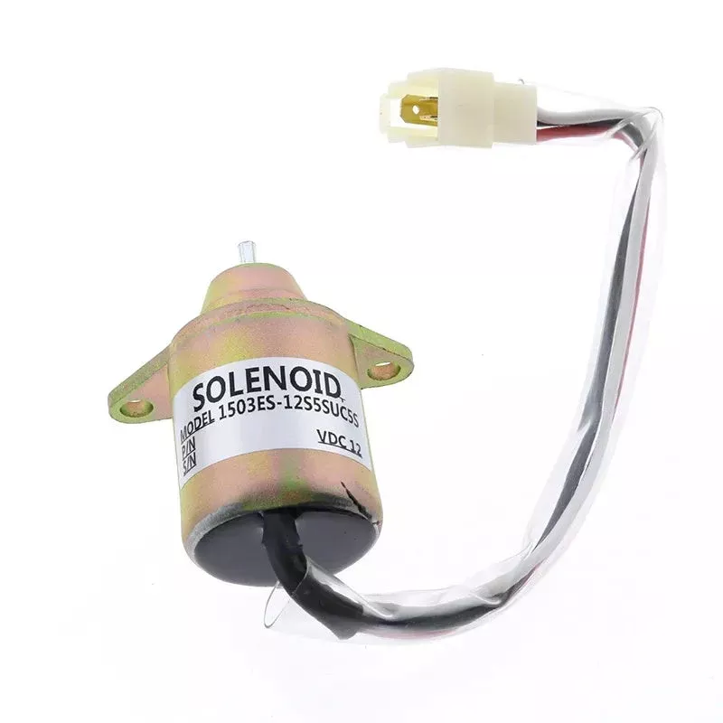 Fuel Stop Solenoid 119285-66500 for Yanmar Komatsu 3D72N Engine Takeuchi TB014 Excavator