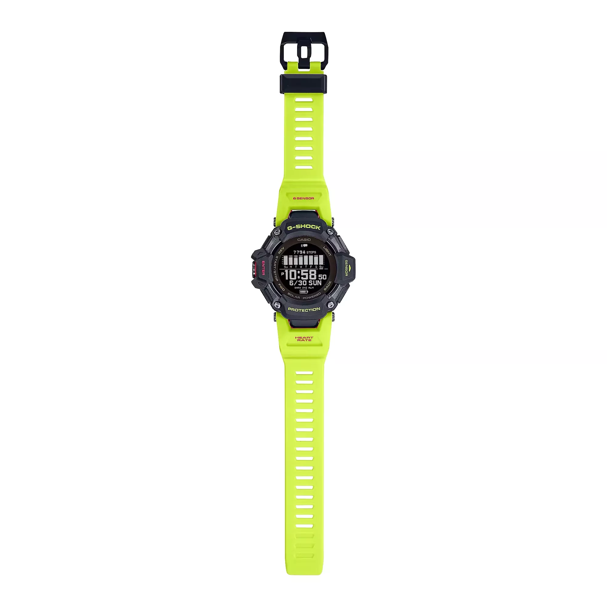 G-shock/vlc Distribution G-shock, Gshock Gbdh20001a9 Move Series Gps+heart Rt Yellow