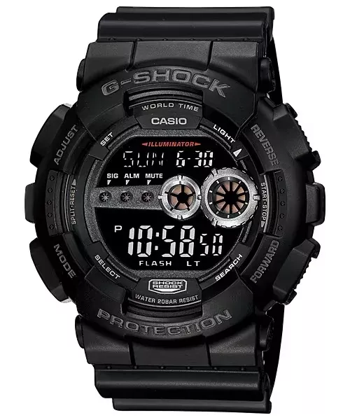 G-shock/vlc Distribution G-shock, Gshock Gd1001b Tactical Digital Led Blk