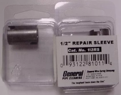 General Drain Cleaner Repair Sleeve (1/2" RS) #130835