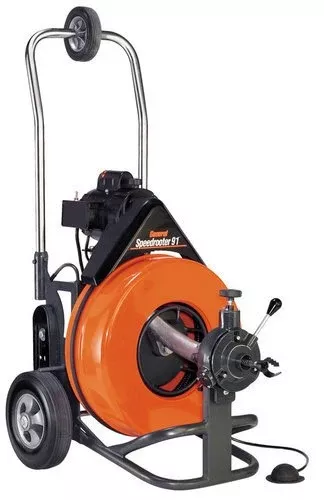 General Pipe Cleaners PS92C Speedrooter 92 1/2 HP Large Line Motorized Drain Cle, NA