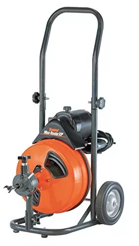 General Wire P-XP-C Mini-Rooter XP Drain Cleaner with Power Cable Feed and 1/2" x 50' Cable