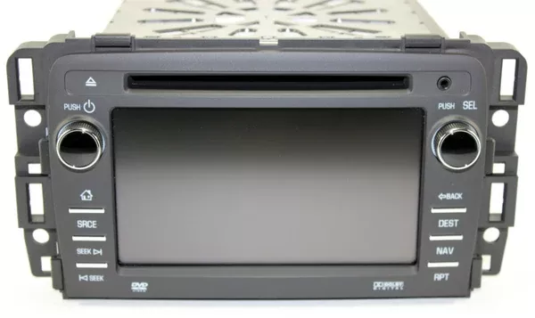 GM GPS Navigation Multimedia Radio by Delphi - Red LEDs