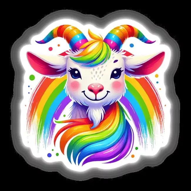 Goat Rainbow Pride