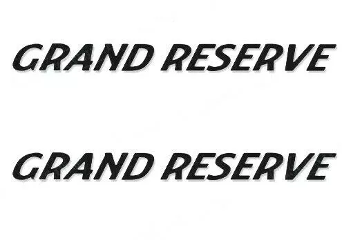 “Grand Reserve” RV Decals (1 Set Of 2) – OEM New Oracle *