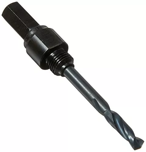 Greenlee 37155 Hole Saw Arbor, 7/16-Inch Hex Shank for 9/16-Inch to 1-3/16-Inch Hole Saws