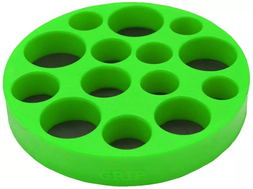 GRIP 67214 1/2" Green Magnetic Socket Base Organizer