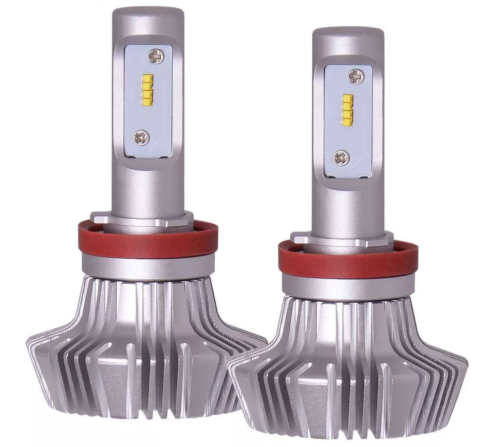 H11 Platinum LED Bulb Tw in Pack - 4000Lm6000K