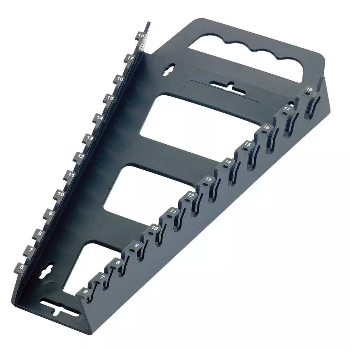 Hansen Global 5302 13pc METRIC Qiuk-Pik Wrench Rack Holds Sizes 6mm to 18mm