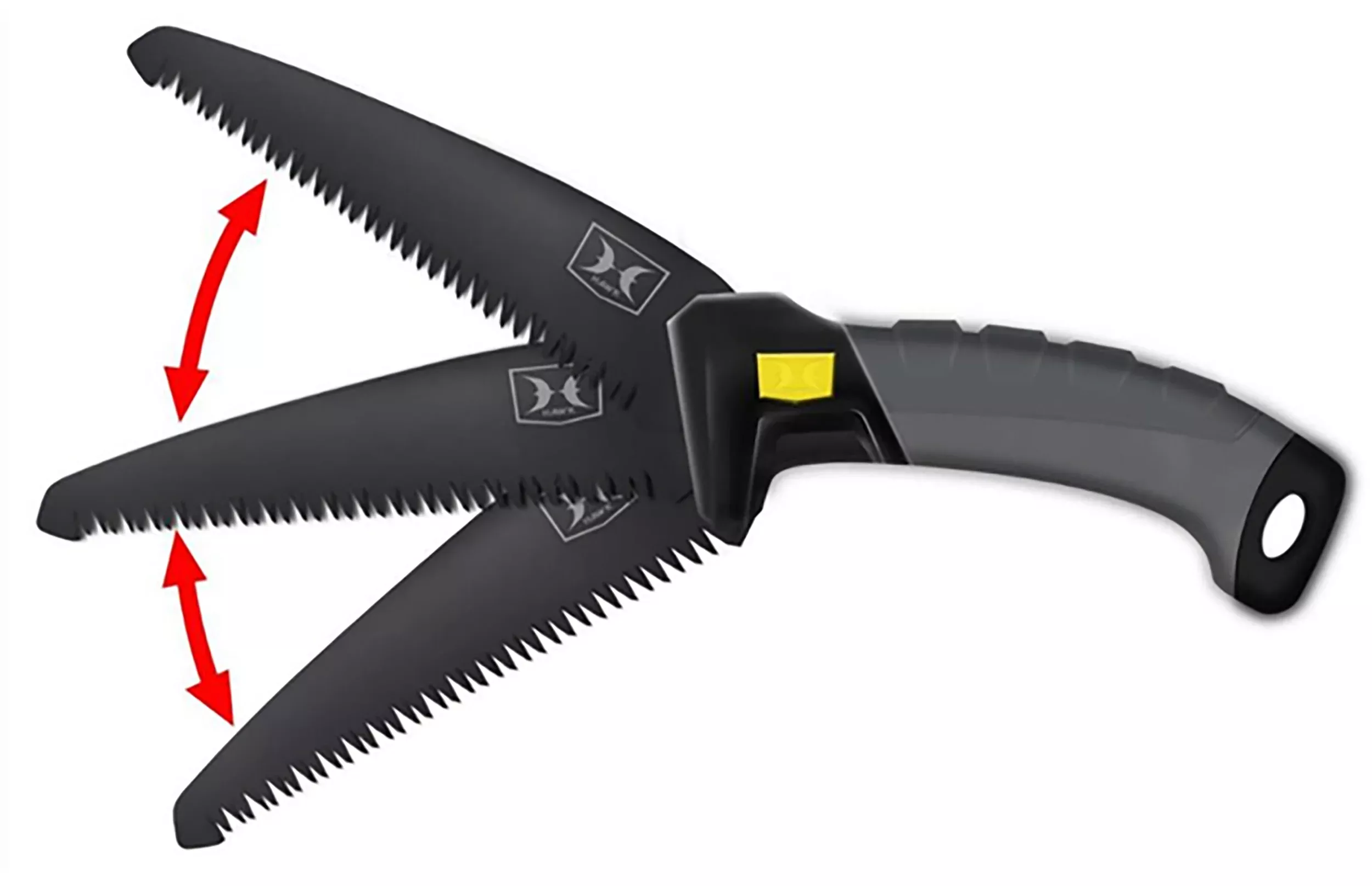 Hawk HWKPBSAW Pruning Saw Fixed TiN SK5 High Carbon Steel Aluminum 11"