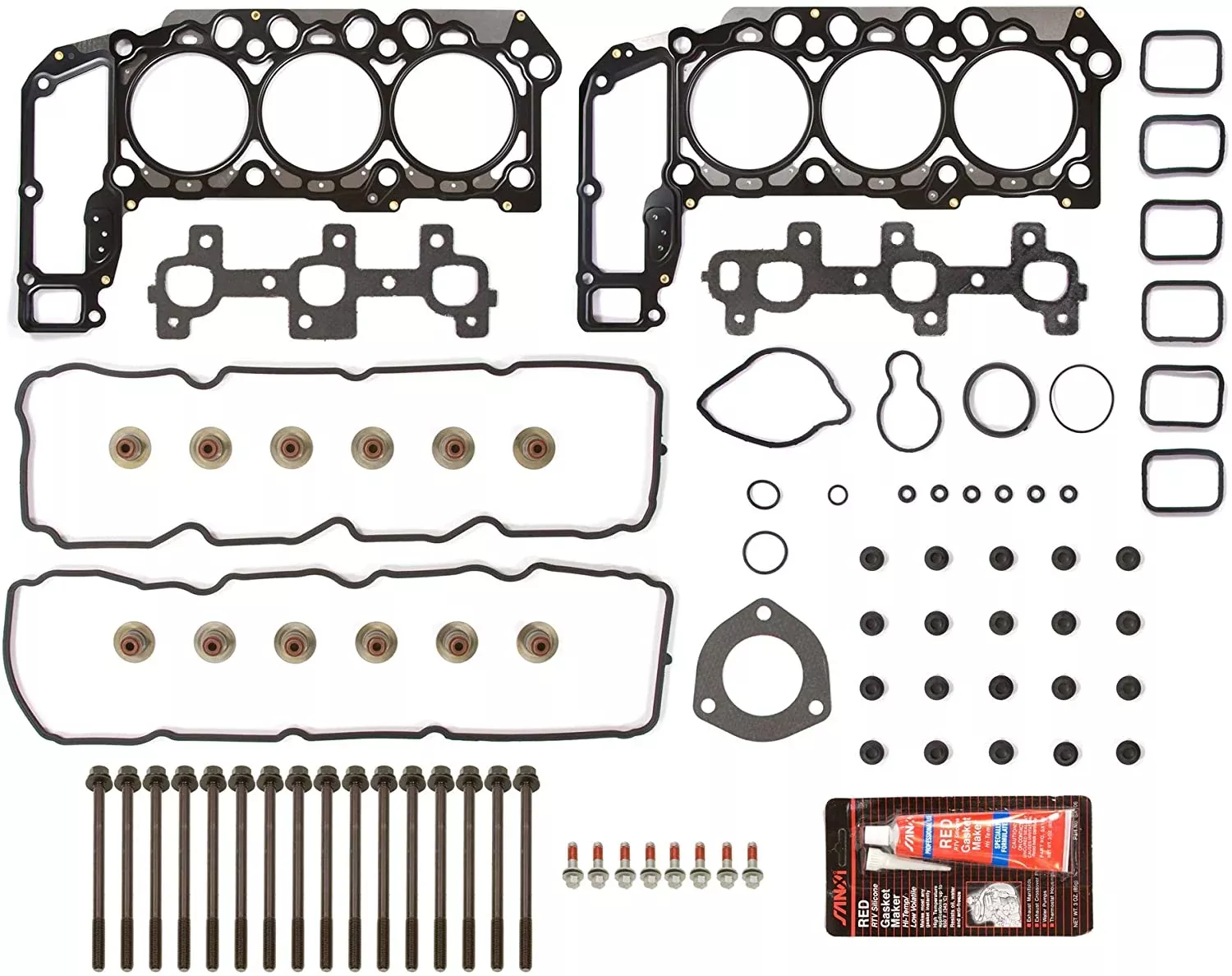 Head Gasket Bolts Set For 2005-2012 Dodge Dakota Jeep Liberty Mitsubishi Raider