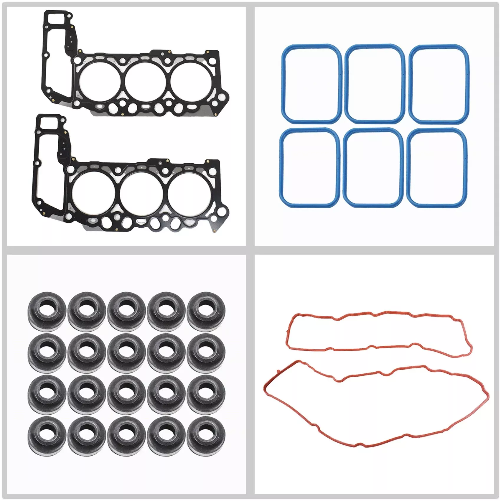 Head Gasket Set MLS For05-12 Dodge Durango Ram Dakota Jeep 3.7 SOHC 12V VIN K