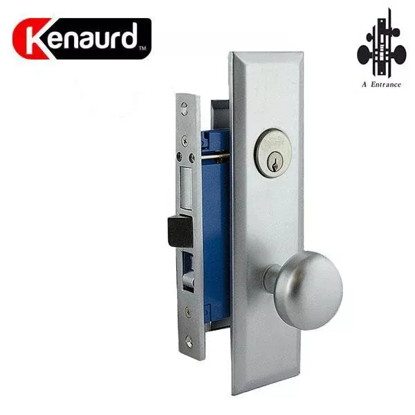 Heavy Duty Mortise Lockset - 2-3/4" Backset (Larger) - 26D- Satin Chrome - LH