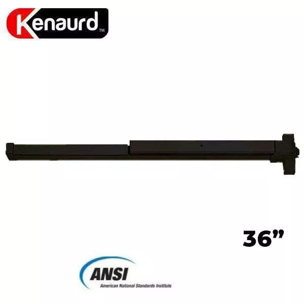 Heavy Duty Panic Bar - Exit Device - Grade 1 - Black Finish - 36"