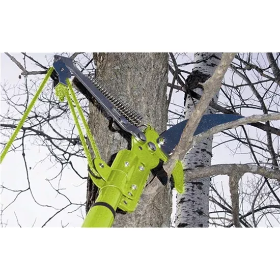 HME Extendable 6' Pole Saw 12" Carbon Steel Blade Foam Handle Green