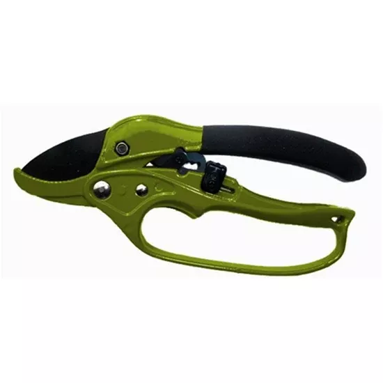 HME Heavy Duty Ratcheting Pruning Shears Steel Green