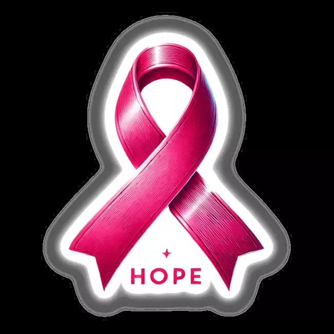 Hope Pink Ribbon Breast Cancer Awareness