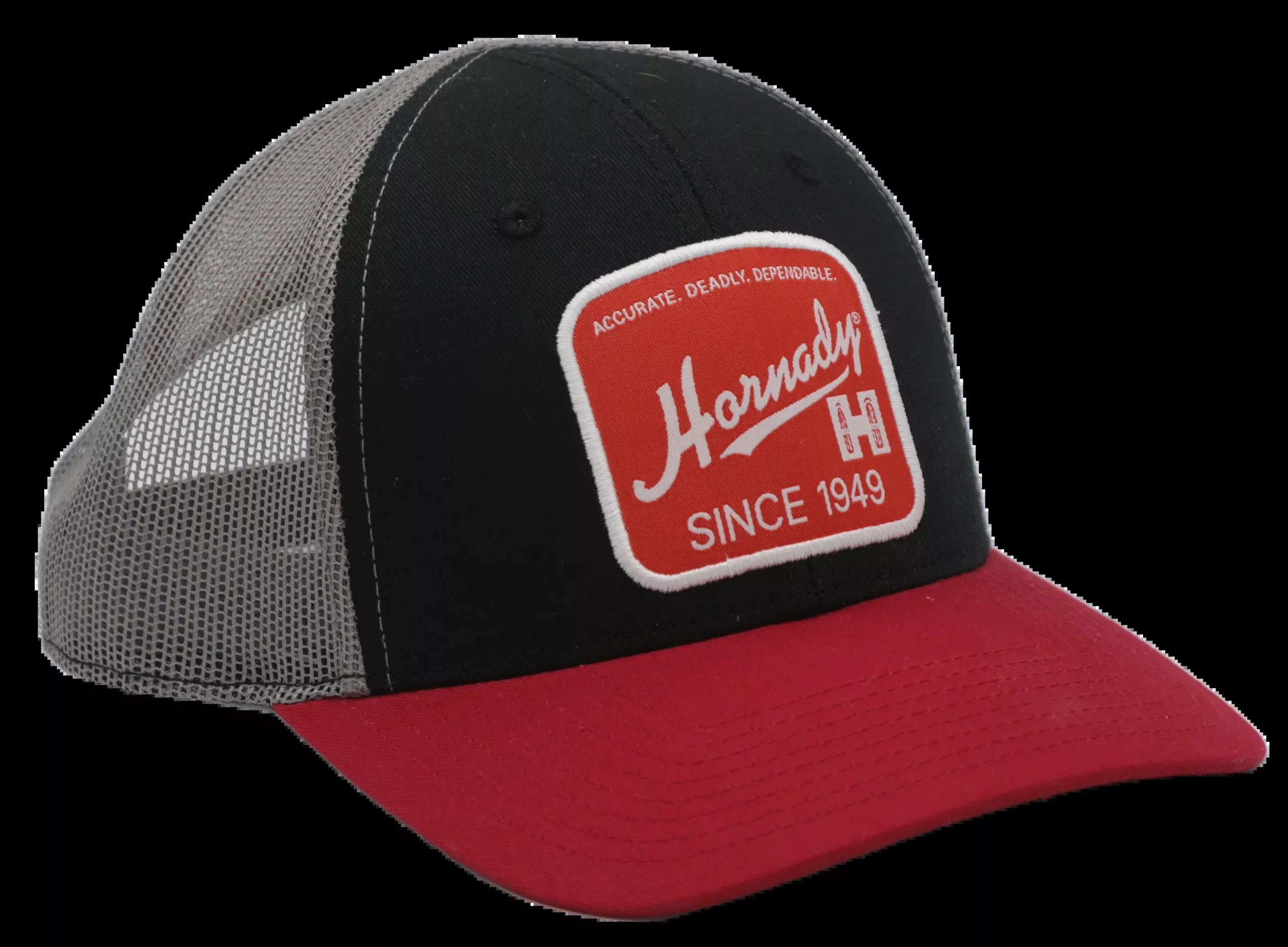 Hornady 99216 Hornady Cap Mesh Cap Black/Red