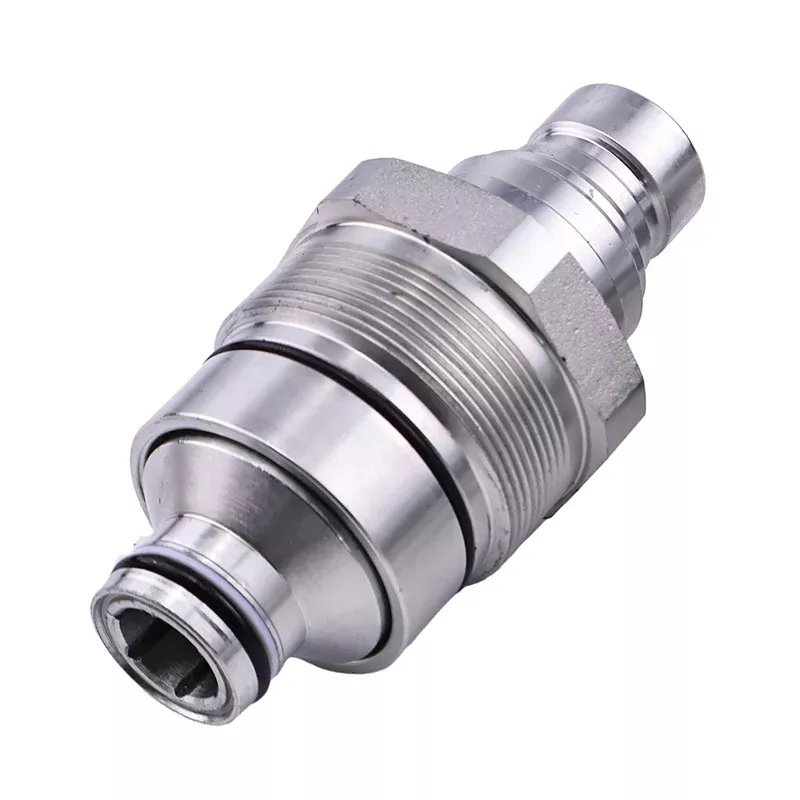 Hydraulic Quick-Connect Coupler AT406474 for Yanmar Engine 4TNV84T John Deere Loader 320E 323E 328E 326E 329E 332E 318E 333E 319E