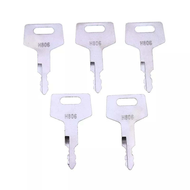 Ignition Key H806 180845 17001-00019 501866-001 for Hitachi Takeuchi CASE New Holland Gehl Excavator Track Loader