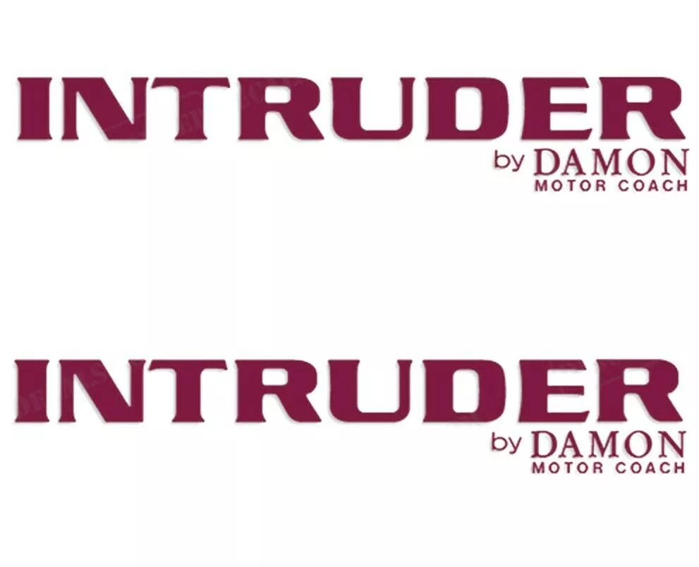 “Intruder by Damon” RV Decals (1 Set Of 2) – OEM New Oracle