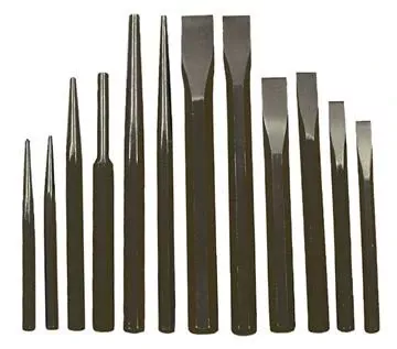ITC Professional 12-Piece Jumbo Punch and Chisel Set, 23505