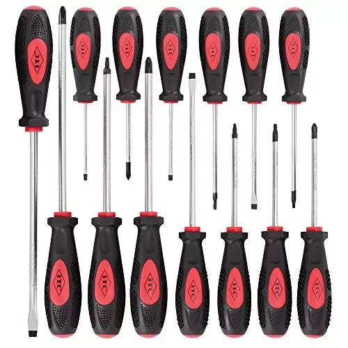 ITC Professional 14-Piece Ergonomic Screwdriver Set, 20907