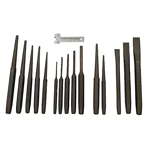 ITC Professional 16-Piece Punch and Chisel Set, 23508