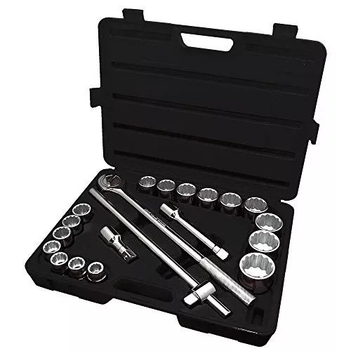 ITC Professional 21-Piece 3/4-inch Drive, SAE Chrome Socket Set, 20141