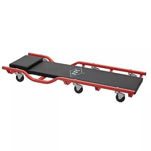 ITC Professional 40" Metal Frame 6 Wheel Automotive Creeper, Drop Shoulder Garage Equipment, 24861