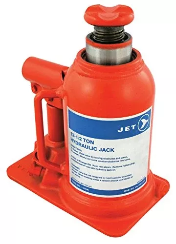 JET 140106 - 12-1/2 Ton Hydraulic Bottle Jack-Low Profile-Super