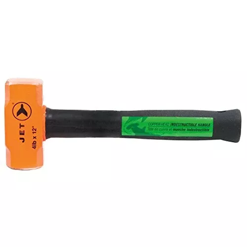 Jet 740560-4 Lb X 12" Copper Head Indestructible Handle Hammer-Super Heavy Duty