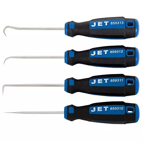 Jet 859301-4-Piece 6" Ergonomic Pick and Hook Set