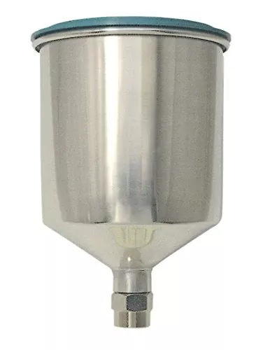 JET 905412 - 1L Aluminum Cup with Lid - Air Spray Gun Accessories