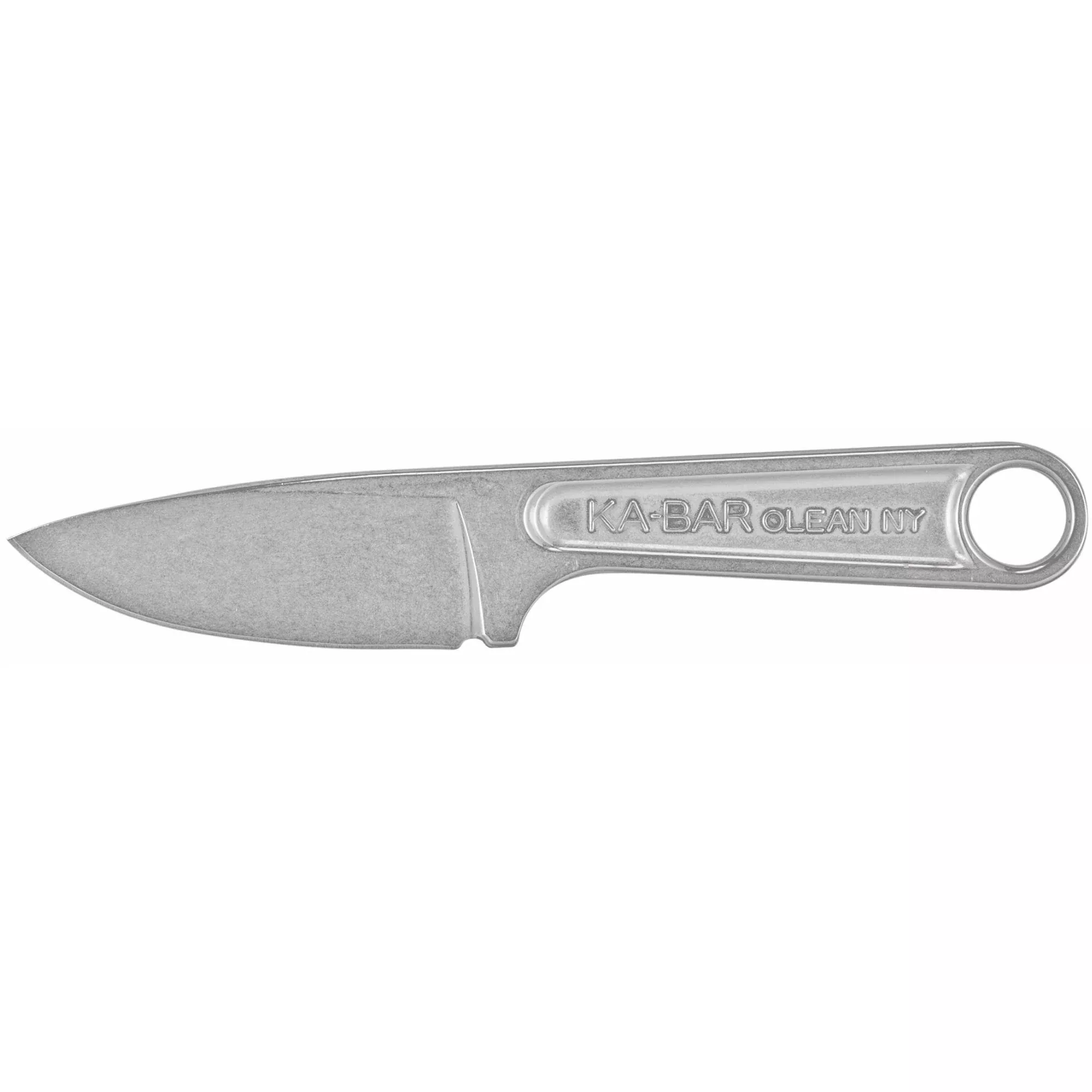 KABAR Forged Wrench, 3" Fixed Blade Knife, Drop Point, Plan Edge, 1119 425HC Stainless Steel Blade & Handle