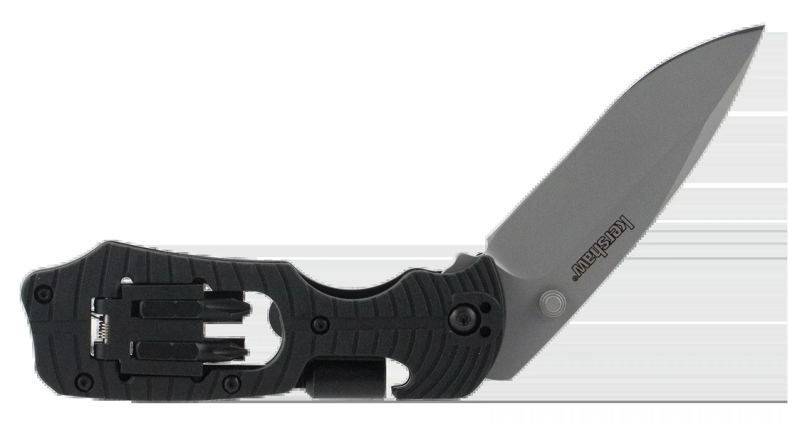 Kershaw 1920 Select FireFolding 8Cr13MoV SS 7.60" Long Plain Blade Black Glass-Filled Nylon Handle